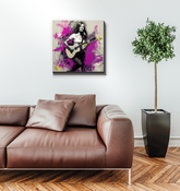 Rhythms of Life Minimalist Abstract Wrapped Canvas